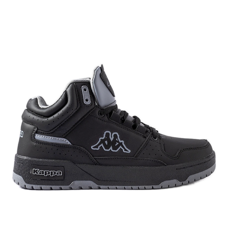 Schwarz-graue Unisex-Schuhe Kappa 243316 Jonscha