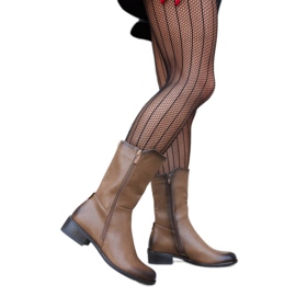 Braune, isolierte hohe Stiefeletten von Mayonga