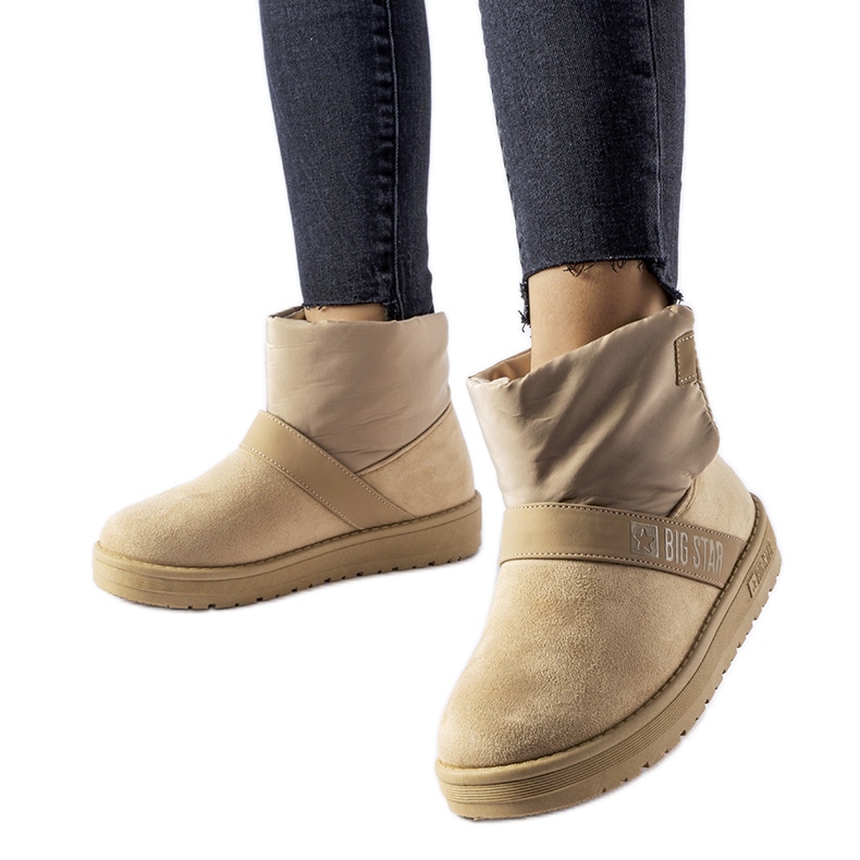 Beige Schneestiefel Big Star MM274152