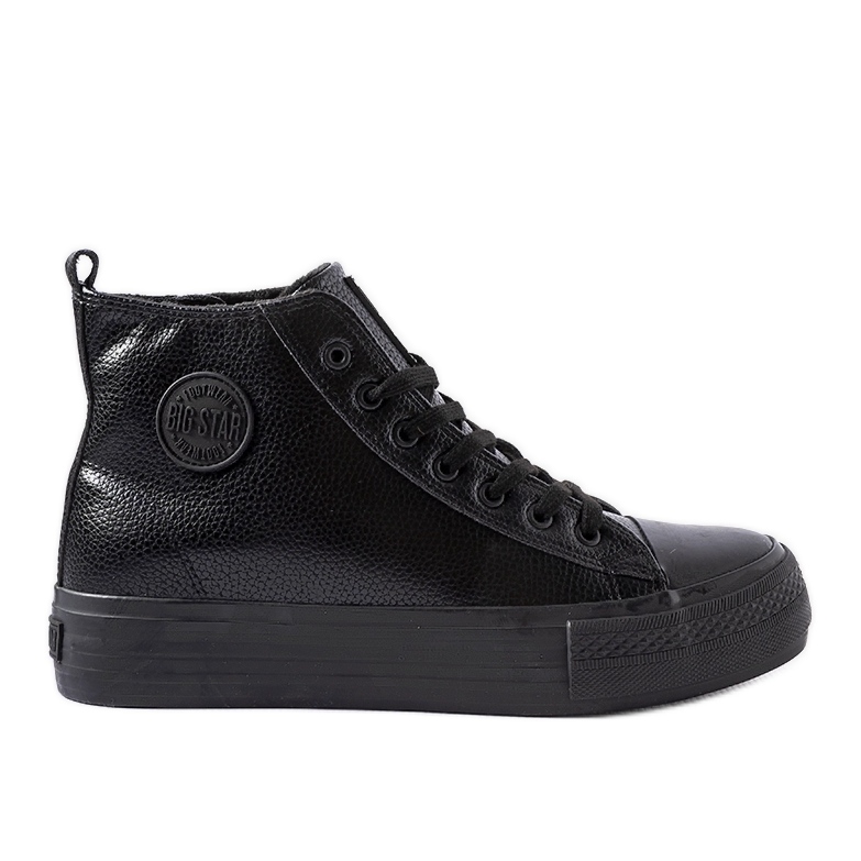 Schwarze isolierte Sneakers Big Star MM174065 906