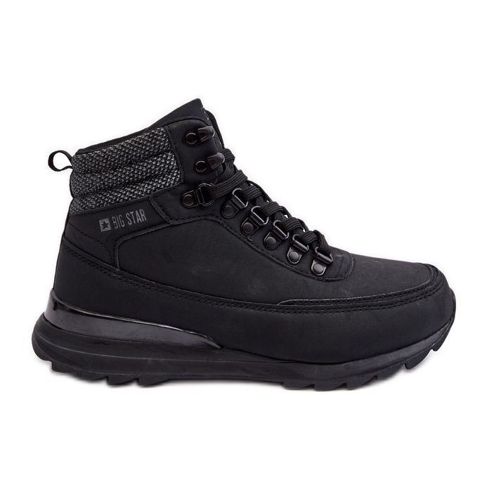 Trapper Schnür-Trekkingschuhe Schwarz Big Star MM274677