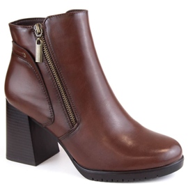 Sergio Leone W SK425B isolierte Stiefeletten, braun