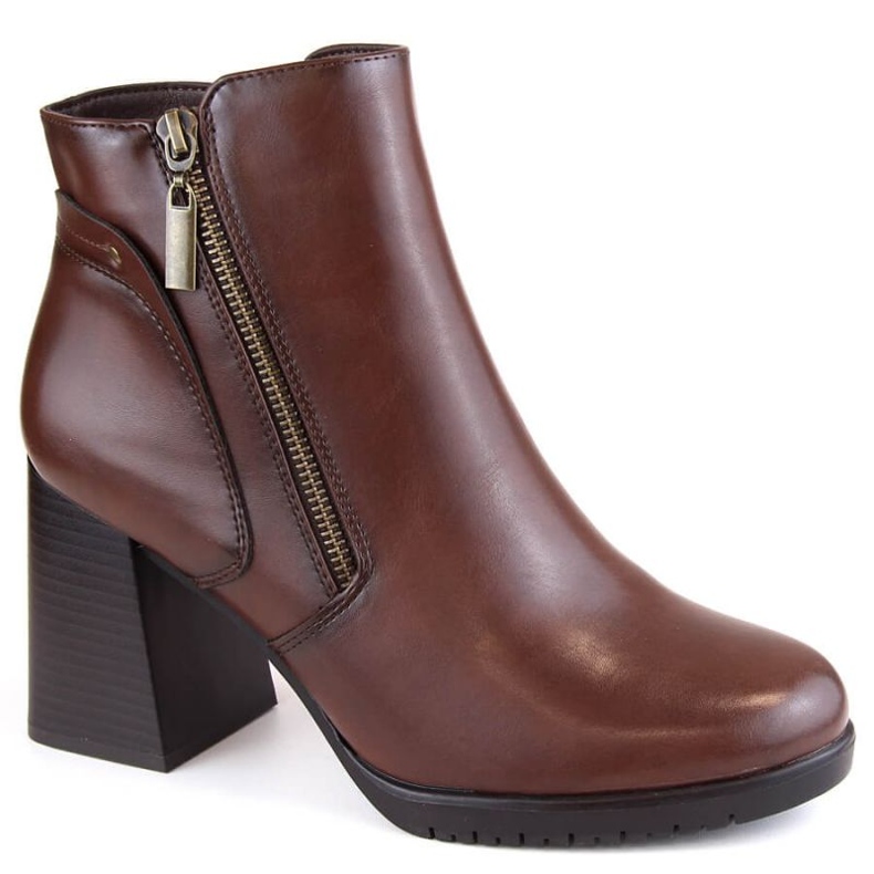 Sergio Leone W SK425B isolierte Stiefeletten, braun