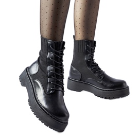 Schwarze Sebastiano-Arbeitssocken zum Hineinschlüpfen