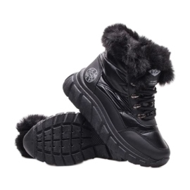 Lee Cooper LCJ-23-44-1955L Schneestiefel schwarz