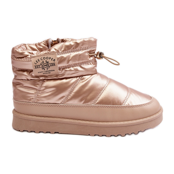 Isolierte Damen-Schneestiefel Lee Cooper LCJ-23-44-1965L Beige golden