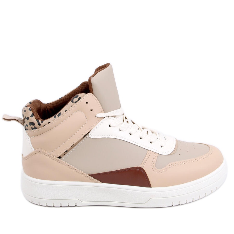 Ginger Khaki High-Top-Sneakers beige