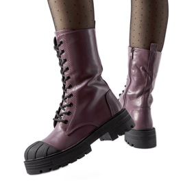 Lila isolierte Cardinale-Arbeiter