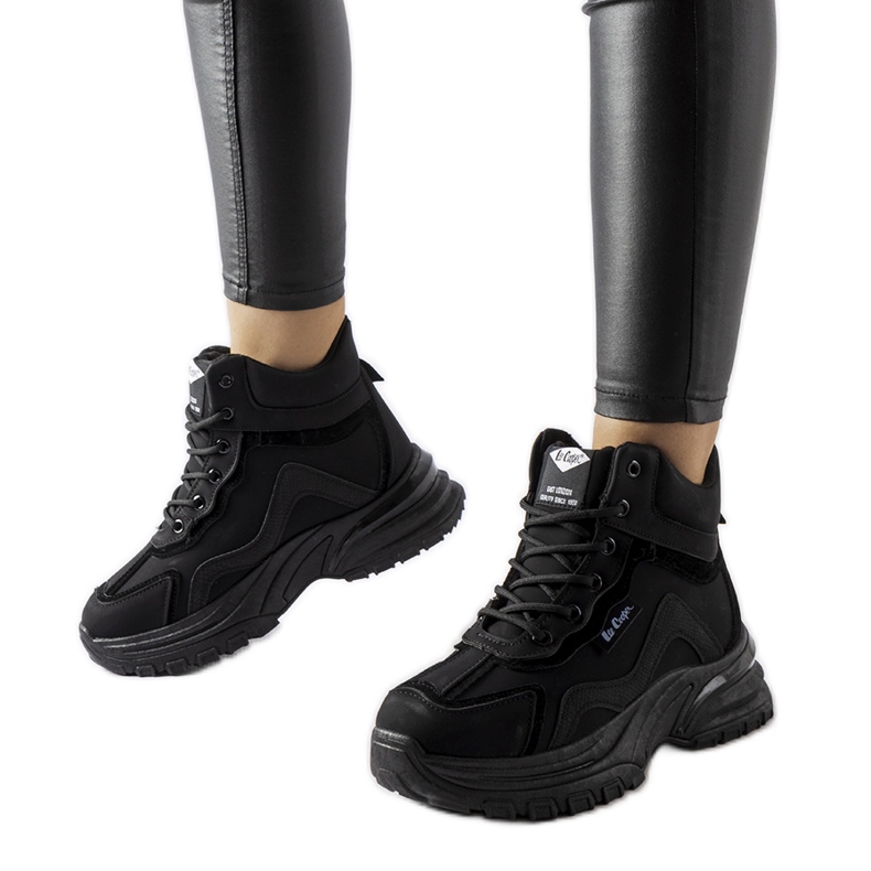 Schwarze Lee Cooper LCJ-23-44-1976L Stiefel