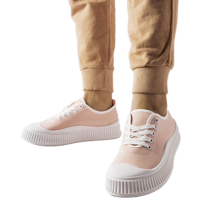 Rosa Collepepe-Plateau-Sneaker