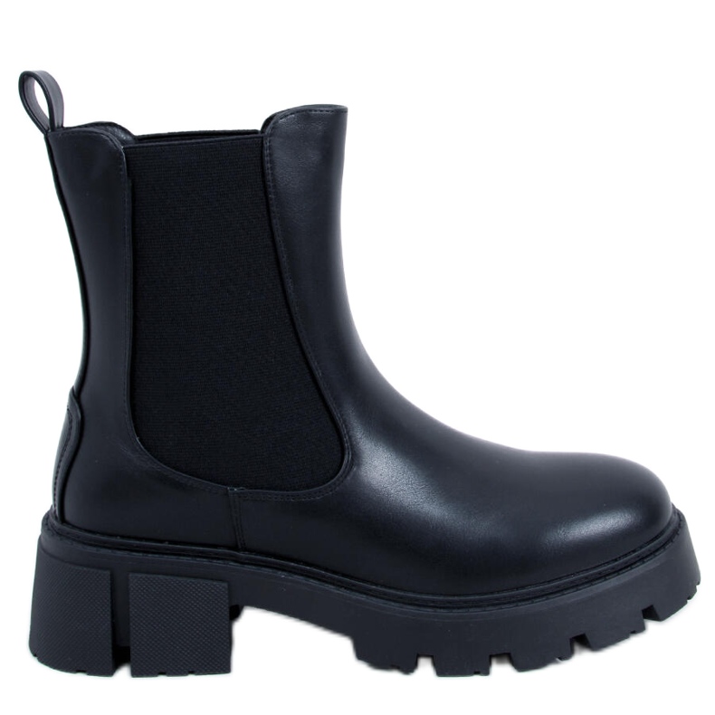 High-Top-Chelsea-Stiefel von Rumer Black schwarz