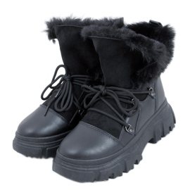 Jarl Black Schneestiefel für Damen schwarz