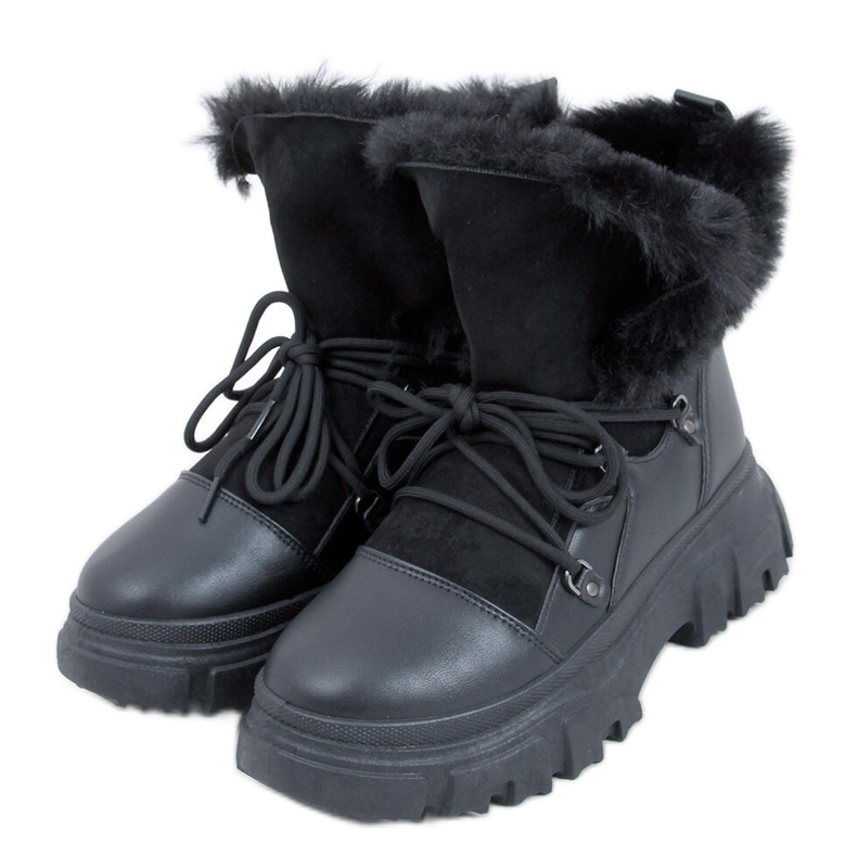 Jarl Black Schneestiefel für Damen schwarz
