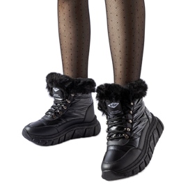 Schwarze Lee Cooper LCJ-23-44-1955L Schneestiefel