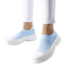 Blaue Baratili-Plateau-Sneaker