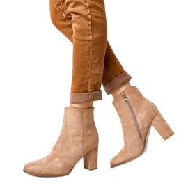 Beige Stiefeletten von Torricelli