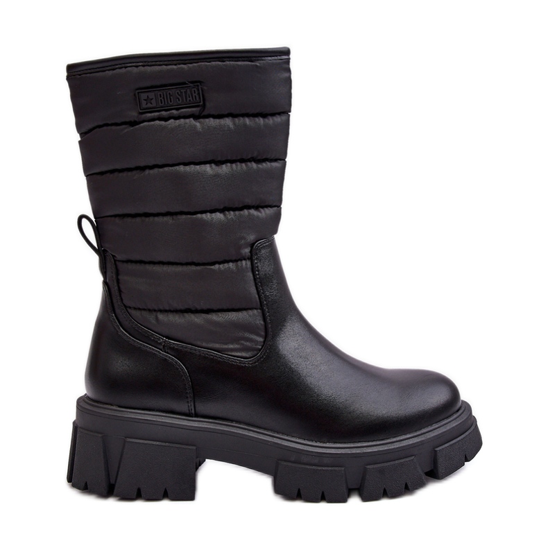 Isolierte Schneestiefel mit Reißverschluss Schwarz Big Star MM274068