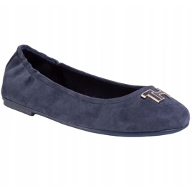 Tommy Hilfiger Th Hardware Ballerina-Schuhe FW0FW04768 blau
