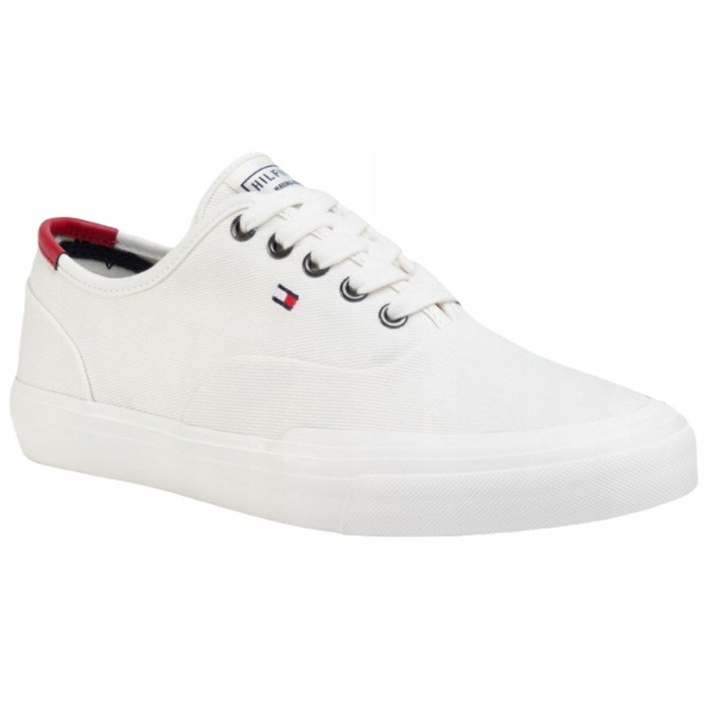 Tommy Hilfiger Core Oxford Twill Sneaker M FM0FM02670 Schuhe weiß
