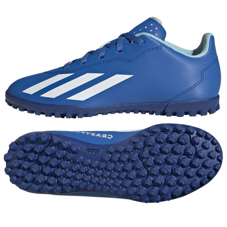 Adidas X Crazyfast.4 Tf Jr IE4067 Fußballschuhe blau
