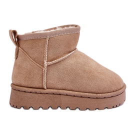 Isolierte Schneestiefel für Kinder Beige Nallita
