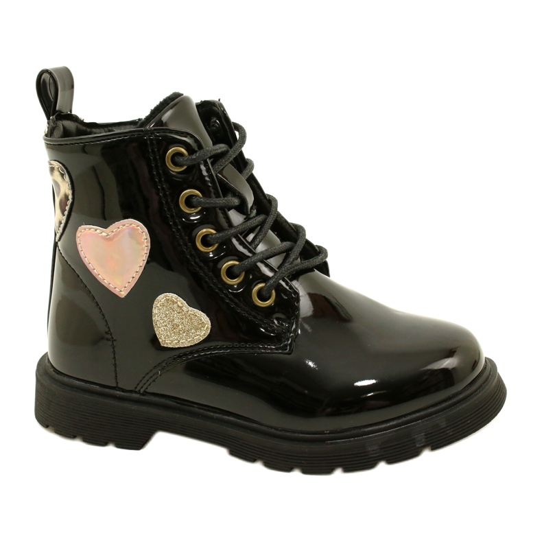 Lackierte Stiefel Miss 23DZ23-6599 schwarz