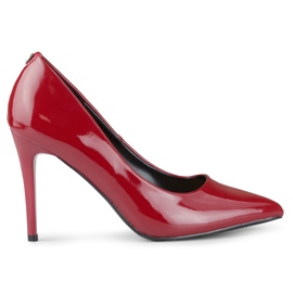 Rote Lack-Stilettos für Damen