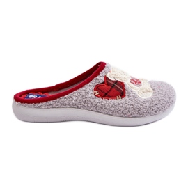 Flip-Flops für Damen mit Teddybär-Motiv Inblu EC000095 Grau