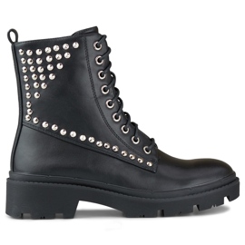 Damen-Rockarbeiterinnen aus Öko-Leder schwarz