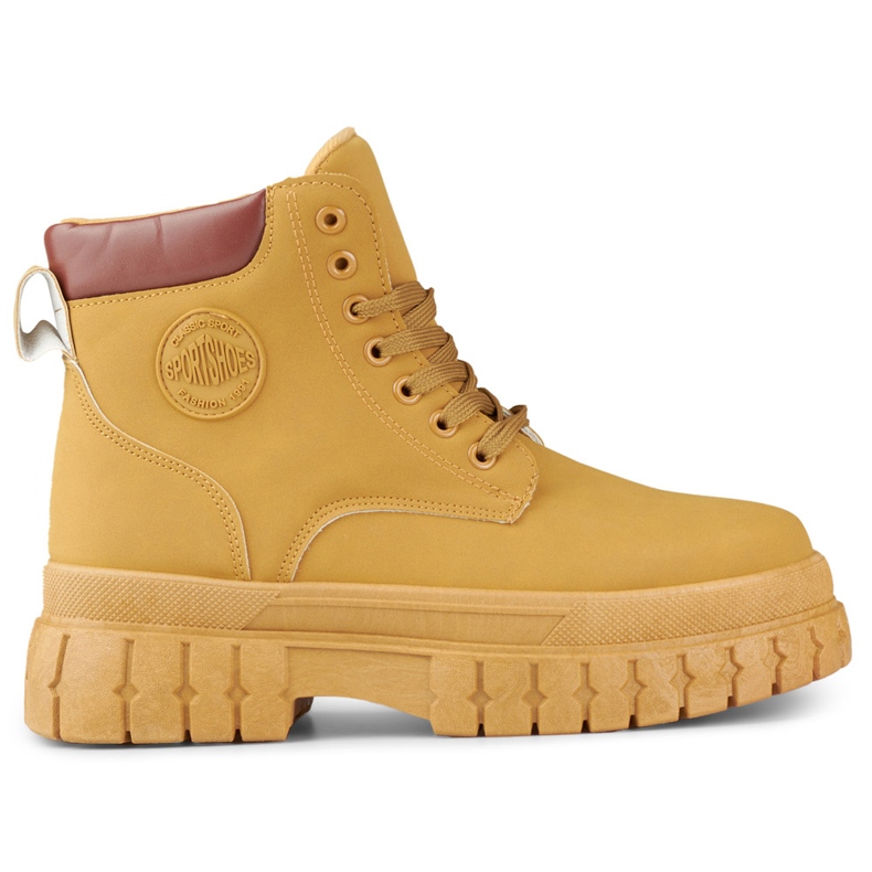 Klassische Kamelstiefel für Damen braun