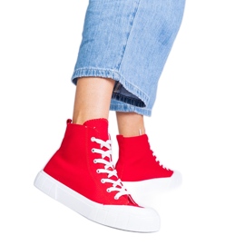 Inna Rote Citta High-Top-Sneaker