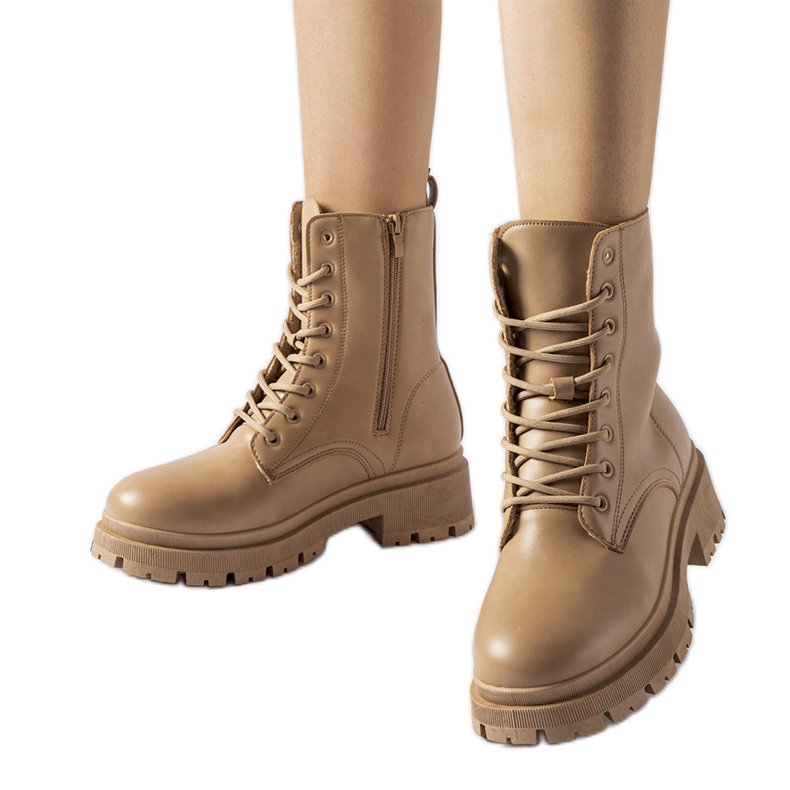 Beige isolierte Chirico-Arbeiterjacke für Damen