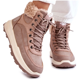 Isolierte Stiefel der Frauen, Lee Cooper LCJ-22-44-1363 Pink rosa