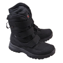 American Club Jr AM517 Trekking-Schneestiefel schwarz