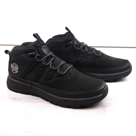 Bustagrip Schwarze Lederstiefeletten für Herren