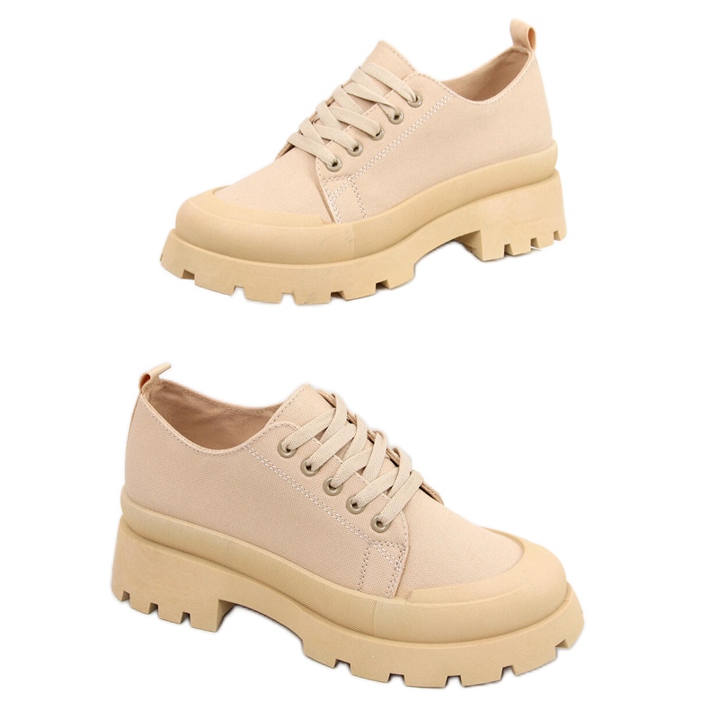 Golv Khaki Trekking-Sneaker beige