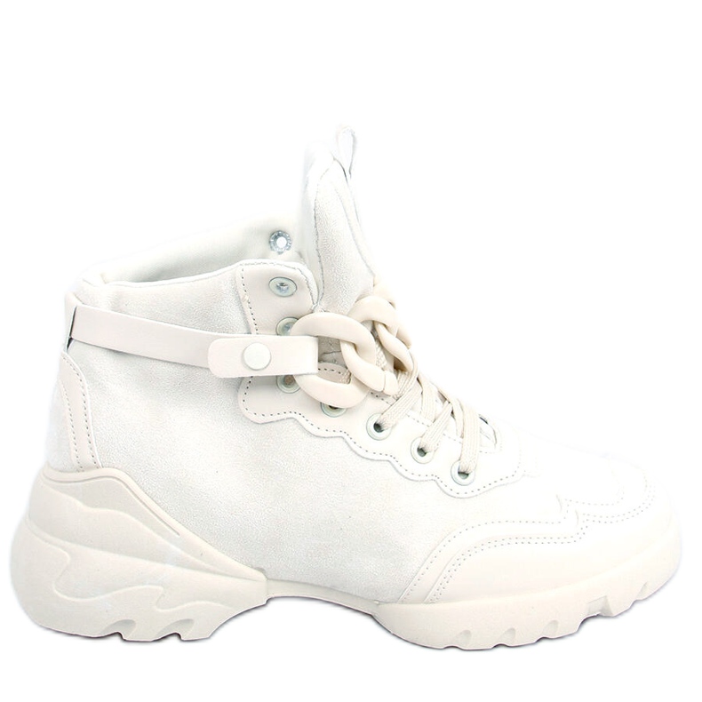 Turnschuhe mit einer abnehmbaren Kette Peri Beige