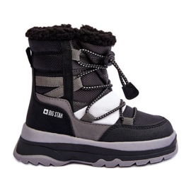 Isolierte Schneestiefel für Kinder mit Reißverschluss Schwarz Big Star MM374193