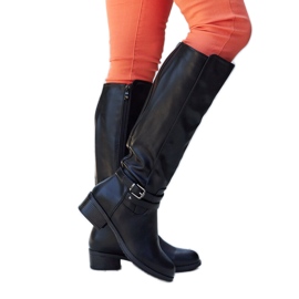 Schwarze, hochisolierte Aldisio-Stiefel