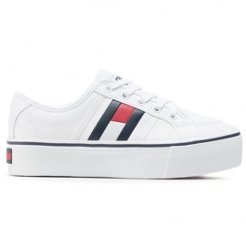 Tommy Hilfiger Tommy Jeans Flatform Flag Sneaker EN0EN00944-YBR weiß