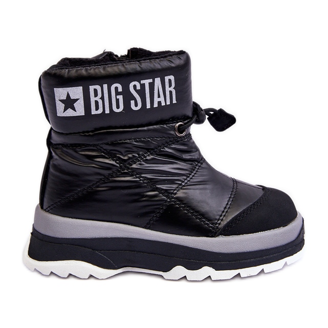 Isolierte Schneestiefel für Kinder mit Reißverschluss Schwarz Big Star MM374195