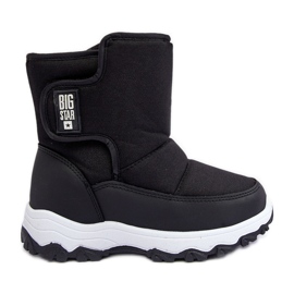 Isolierte Schneestiefel für Kinder mit Klettverschluss Schwarz Big Star MM374119
