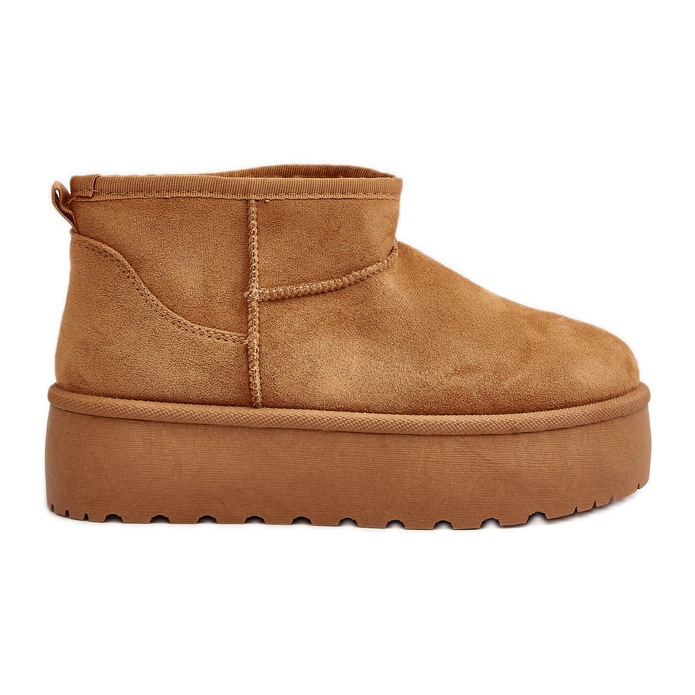 Camel Mennja Plateau-Schneestiefel für Damen braun