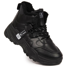 News Isolierte Damen-Sneaker, Schneestiefel, Schwarz