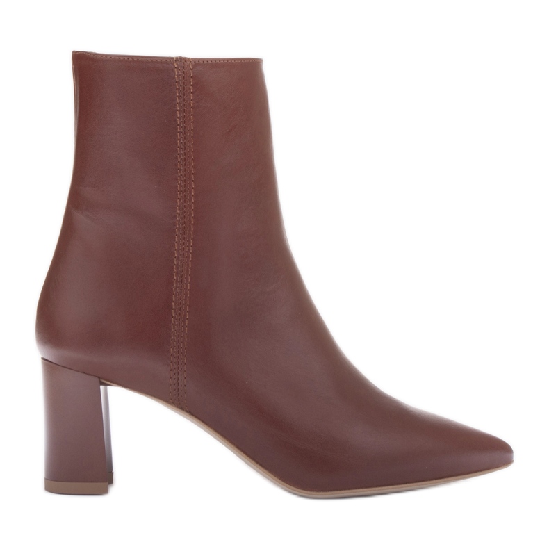 Marco Shoes Rosie Lederstiefeletten braun