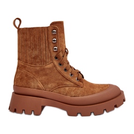 Camel Gordts Schnürstiefeletten für Damen braun