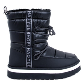 Archie Black Damen-Schneestiefel schwarz