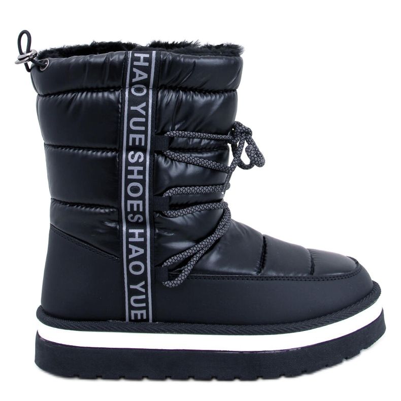 Archie Black Damen-Schneestiefel schwarz