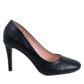 Linda Black Pumps mit runder Spitze schwarz