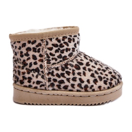 Warme Schneestiefel für Kinder Beige Gooby